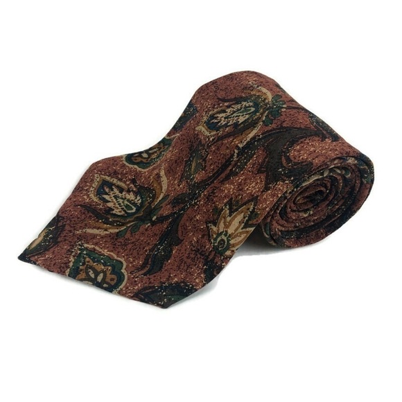 Tango Max Raab Mens Tie, Red Imported Silk - Picture 1 of 6